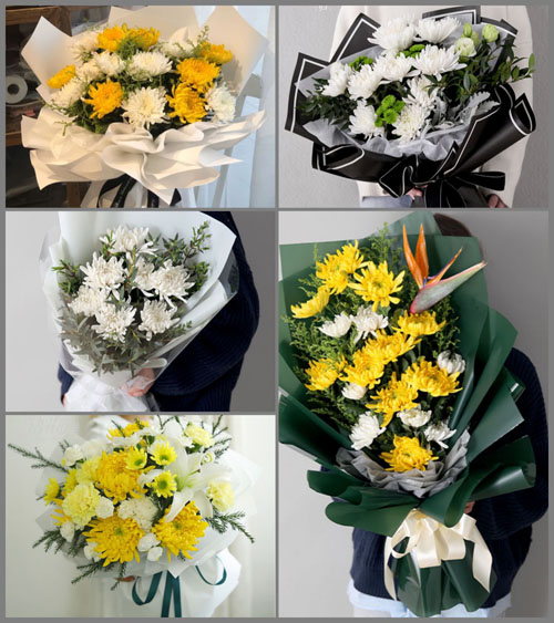 四川成都彭州市升平镇青春村白事花束代送